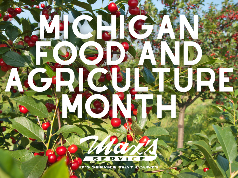It's Michigan Food and Agriculture Month!