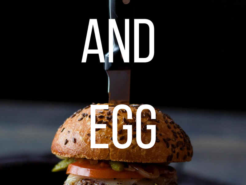 Breakfast, Meet Burgers: Bacon and Eggs Burgers!